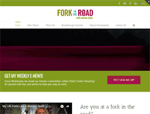 Tablet Screenshot of fork-road.com